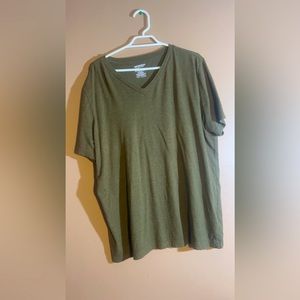 XXL Olive green Arizona Jean Co V Neck Tee Shirt